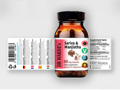 DR WAKDE’S Sariva & Manjistha Capsules | 60 Veg Caps | Ayurvedic Supplement |…