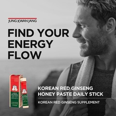 Korean Red Ginseng Honey Paste Daily Stick | Poria Mushroom, Rehmannia Extrac…