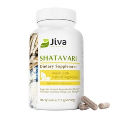 Jiva Botanicals Shatavari Capsules for Women – 1,200mg Organic Shatavari Powder