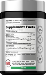 Prostate Supplement for Men | 200 Capsules | Enhanced Herbal Complex | Horbaach