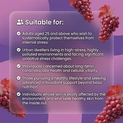Resveratrol W/ Red Grape Seed,Acai Berry,Cardiovascular Health 30/60/120Capsules