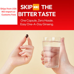 Korean Red Ginseng Extract Capsule Plus – All-in-One Vegan Supplements -…