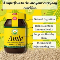 Amla Powder Pure Amalaki Indian Gooseberry Vitamin C Superfood Hair Skin Herbal