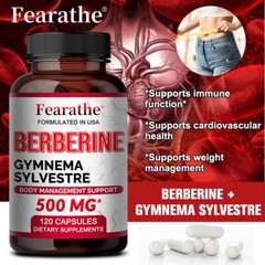 Berberine with Gymnema Sylvestre 30/60/120 capsules Heart Health & Immune