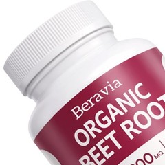 Beravia Gelatin Beet Root Organic Capsules Natural Circulatory Health 60ct
