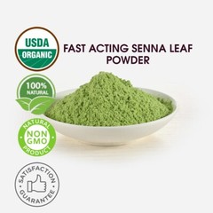 100% Natural ORGANIC Senna Leaf Powder 450g (16 OZ) Cassia Angustifolia SALE