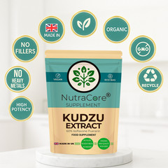 KUDZU Root Extract Capsules 6000mg-(60% Isoflavone Puerarin)-HANGOVER Support