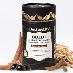 Better Alt Gold+ Shilajit Gummies | with Ashwagandha, Safed Musli,Shilajit Re…