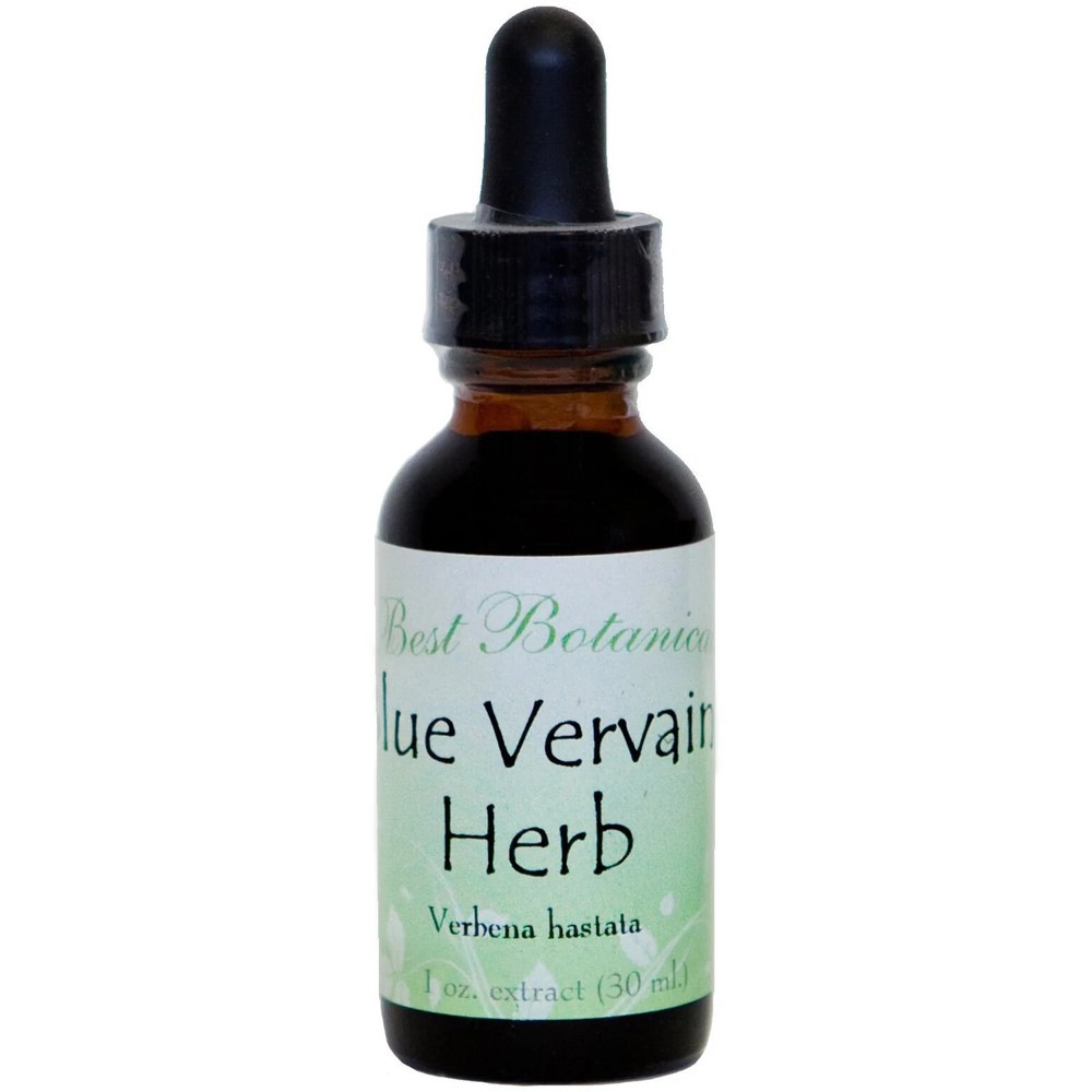 Blue Vervain Herb Extract Herbal Tincture w/ Dropper – Free Sample + Free Ship