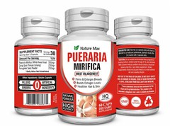 PURE PUERARIA MIRIFICA CAPSULES SUPPLEMENT 60 PILLS 5000mg