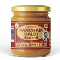 Vaidban Pancham Haldi 120g (Organic Haldi Powder) Immunity Booster, Anti-Oxidant