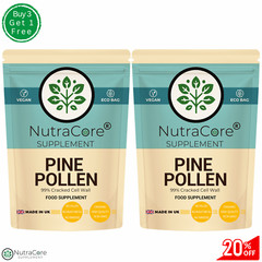 Pine Pollen Capsule, 8000mg-99% Cracked Cell -Testosterone Support & Sleep Aid