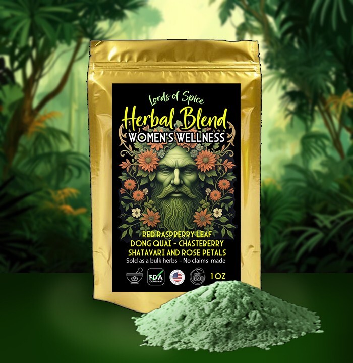 Womens Wellness Herbal Blend – Hhormonal balance Menstrual Health Fertility USA