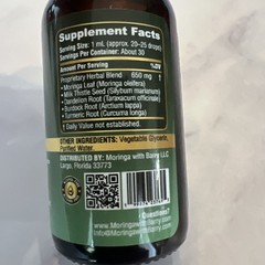 Moringa LiverPurify Cleanse Support Extract–Botanical Drops Herb 30 servings