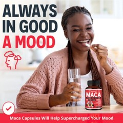 Maca Root Capsules 12100mg |30/60/120Caps| Red,Yellow,Black Maca,Boosting energy