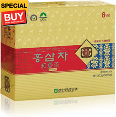 ] 6 Year Korean Red Ginseng Tea (3g x 50 Packets) – Contains 6 Year Korean Red G