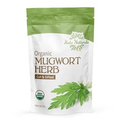 Organic Mugwort Herb 4oz – Cut & Sifted in Resealable Bag for Freshness