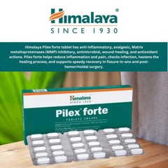 Himalaya Pilex Forte Tabs 5 Box Relief From Haemorrhoid PILES Itching 2026 Exp.