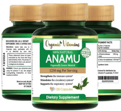 ORGANIC Anamu Natural Supplement Detoxifier & Immune Support 120 Capsules 1250MG