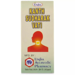 5Packs x Unjha Kanth Sudharak Vati Tablets 10g Effective In Sore Throat, Cough