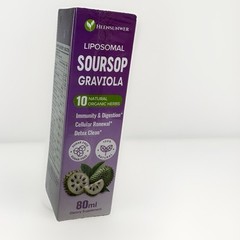 Soursop Bitters Liquid Sugar Free Graviola Liquid Drops Extract 80 ml Organic
