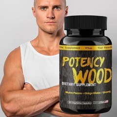 60pcs Potency WoodCapsule Organic Herbal SupplementDietary Capsules Pure Formula
