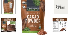 8 oz Organic Cacao Powder – Unsweetened for Healthy Baking & Smoothies