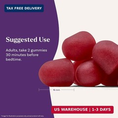Natrol Sleep+ Calm Adults, Melatonin, L-Theanine, Strawberry, 60 Gummies