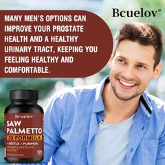 Saw Palmetto 3x Formula Capsules,Balance Urinary & Prostate Function Health