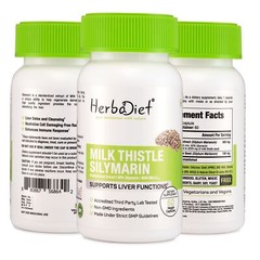 Milk Thistle Extract 400mg (8000mg eq) POTENT Capsules 80% Silymarin Liver Detox