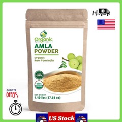 Organic Amla Powder 1.1 Lbs USDA Organic Amalaki Non-GMO Raw Natural 17.5oz