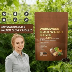 VivoNu Wormwood Black Walnut Cloves Capsules,Natural Cleanse&Metabolism Support-
