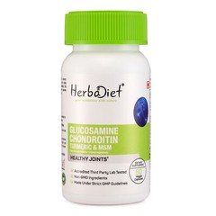 Glucosamine Chondroitin MSM Pain Relief Turmeric Joint Support Capsules