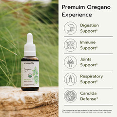 100% Pure Organic Greek Oregano Oil Certified Undiluted Oregano Oil