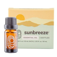 3 Pcs Sunrider Sunbreeze Essential Oil Pain Relief Muscle Ache 10ml FREE SHIP