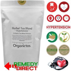 HYPERTENSION TEA Best Tea for Hypertension with 24 beneficial Herbs 200g/7.10oz
