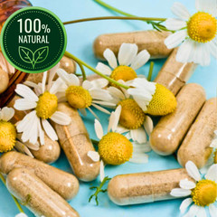 Chamomile Capsules Vegan 60/120 Ct | Natural Relax & Sleep Support | Non-GMO