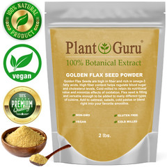 Ground Flax Seed Powder BROWN & GOLDEN 100% Pure Linseed Flaxseed Meal Bulk