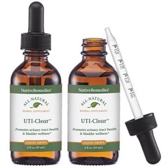 Native Remedies UTI-Clear 2 Pack – Natural Herbal Urinary Tract & Bladder Comfor