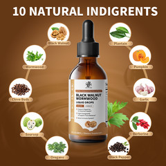 Parasite Cleanse Tincture/Extract-Wormwood, Black Walnut Hull, Clove 2oz