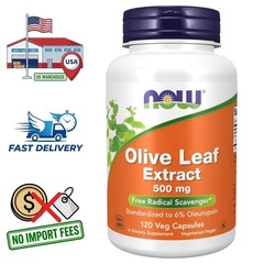 Olive Leaf Extract 500mg | 6% Oleuropein | 120 Capsules | 120 Day Supply