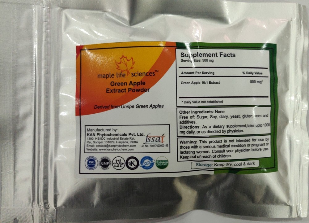 Green Apple 10:1 Extract Powder Apple polyphenols phloretin phloridzin