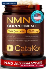 Catakor NAD+ NMN 60 Capsules Nicotinamide Anti-Aging Cell Energy Boost New