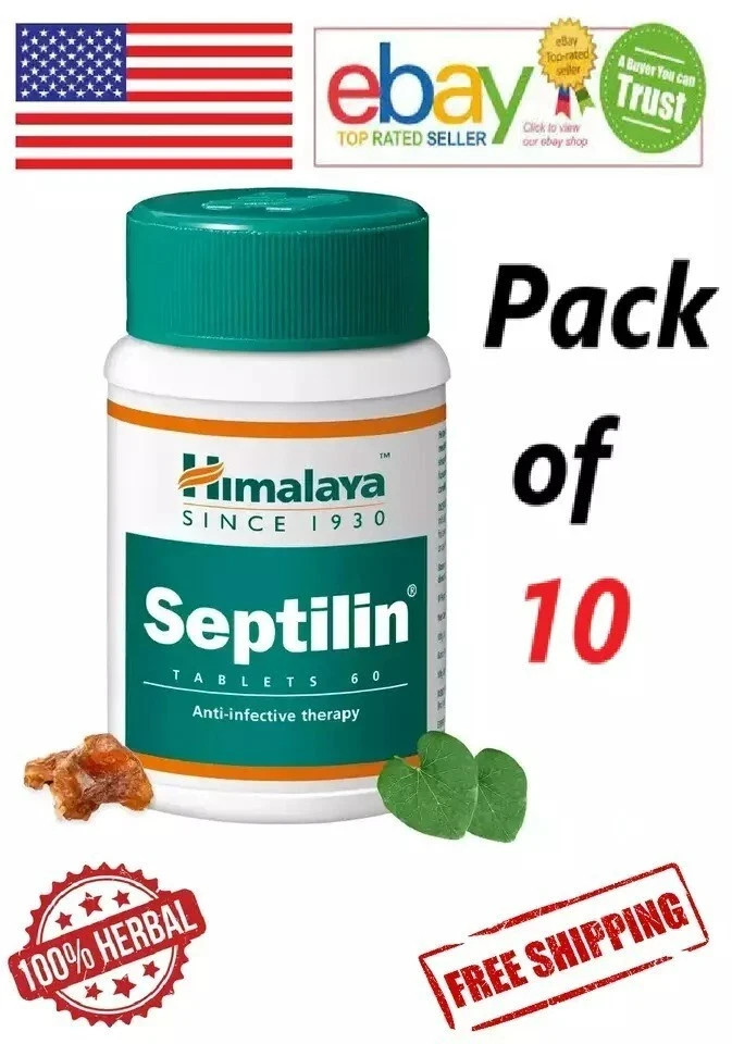 Himalaya Septilin Herbal Ayurvedic 10X60= 600 Tablets ) -Fast+ Free Shipping
