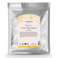 Starwest Botanicals Organic Essiac Tea 1 Pound Exp 01/2028 (Pack 1)