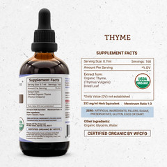 Secrets Of The Tribe Thyme Tincture Alcohol-FREE