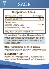 Secrets Of The Tribe Sage Tincture Alcohol-FREE