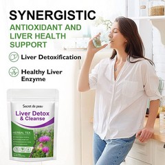 30 Day Liver Detox & Cleansing Tea Liver Support Organic Natural For Lung Health