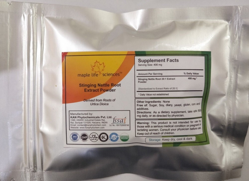 Stinging Nettle Root 20:1 Extract Powder For Prostate Health Skin Health