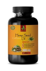 pain killer supplement – HEMP SEED OIL PILLS – hemp oil -1400mg – 1 Bottle